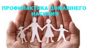 Профилактика домашнего насилия
